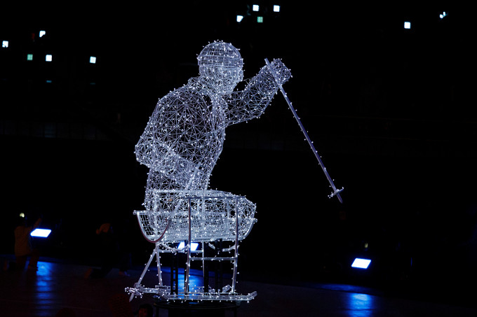 Fra åpningsseremonien til Paralympics. Foto: OIS/IOC/Simon Bruty/Handout via Reuters